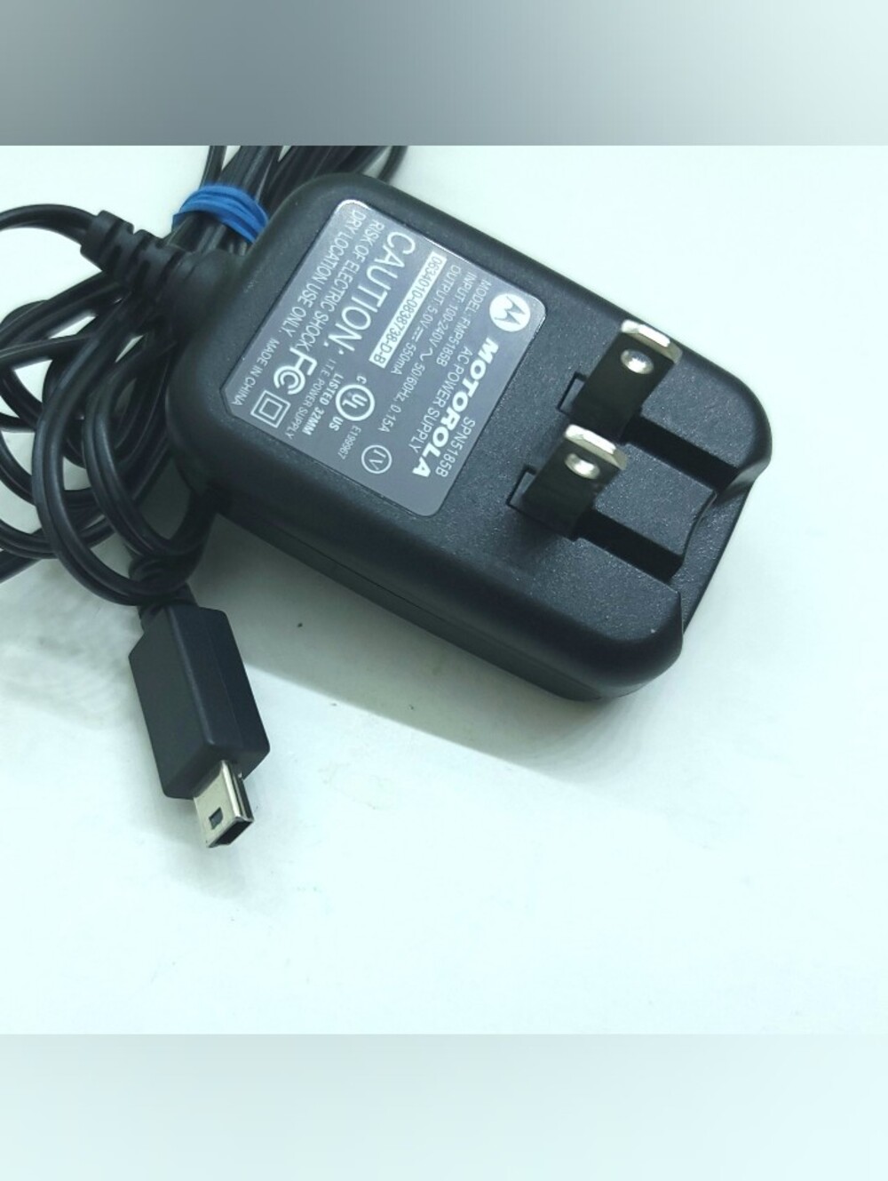 Motorola Cell Phone Charger Cord FMP5185B AC SPN5185B Mini USB OEM - Tested - Picture 3 of 3